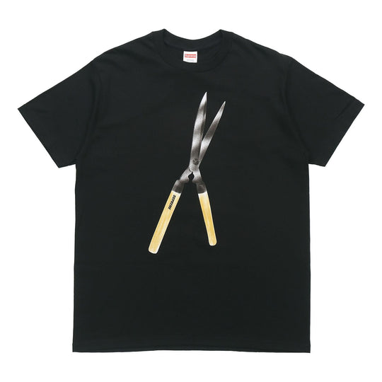 Supreme SS19 Shears Tee Large Scissors Short Sleeve Unisex Black SUP-SS19-10470