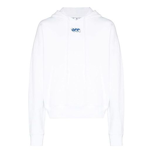 Off-White Mirko First Logo Hooded Sweater Men's White OMBB037F20FLE0070145