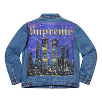 Supreme SS19 New York Painted Trucker Jacket SUP-SS19-10079