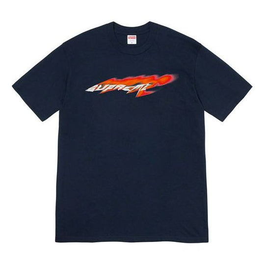 Supreme Week 1 Wind Tee LogoT SUP-SS21-420-NAV