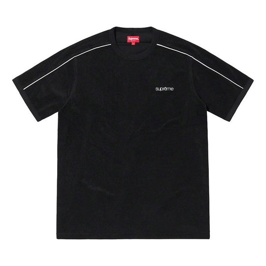 Supreme SS19 Week 1 Shoulder Stripe Terry SS Top Tee SUP-SS19-10268