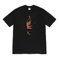 Supreme FW19 Week 15 x Dead Prez RBG Tee Crossover Round Neck Printing Short Sleeve Unisex Black SUP-FW19-10770