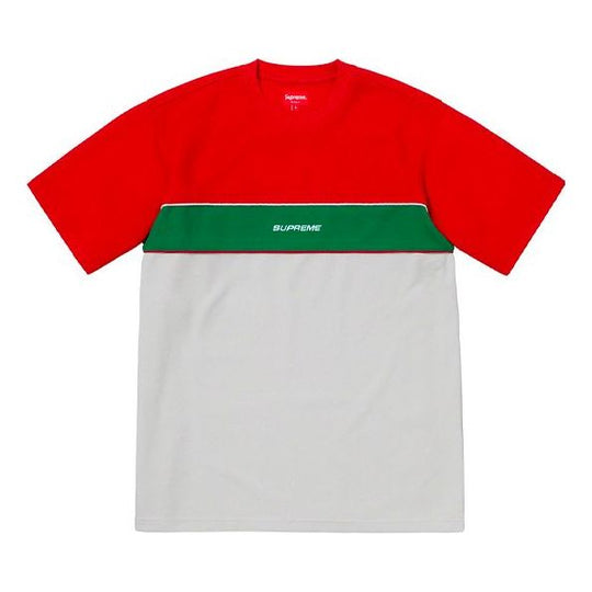 Supreme SS19 Piping Practice SS Top Logo Tee SUP-SS19-10113