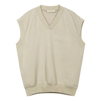 Fear of God Essentials FW22 V neck vest 'Smoke' FOG-FW22-666