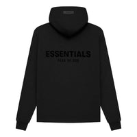 Fear of God Essentials SS22 Relaxed Stretch Limo Hoodie 'Black' FOG-SS22-334