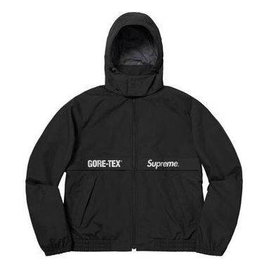 Supreme FW18 x GORE TEX Court Jacket Black 3M SUP FW18 563 SneakerSouqq