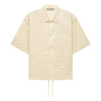 Fear of God Essentials FW22 Ss Nylon Shirt 'Egg Shell' FOG-FW22-058