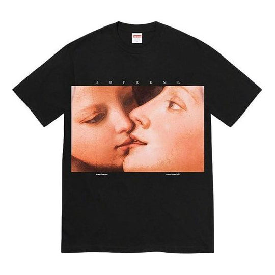 Supreme Week 18 Venus Tee Character Printing Round Neck Short Sleeve Unisex Black SUP-FW21-383