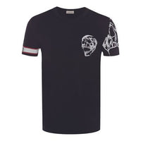 Men's Alexander McQueen Short Sleeve Black 599566QOZ690901