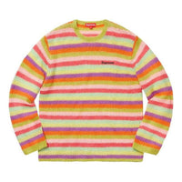 Supreme Stripe Mohair Sweater 'Acid Green' SUP-FW19-184