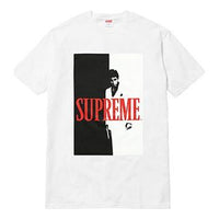 Supreme FW17 Scarface Split Tee White Crossover Short Sleeve Unisex SS18-0246