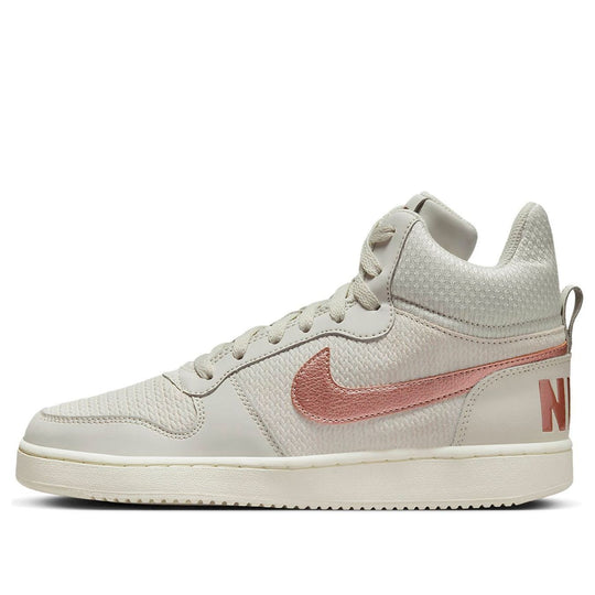 (WMNS) Nike Court Borough Mid Premium 'Light Bone Metallic Red Bronze' 844907-003