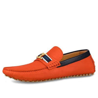 LOUIS VUITTON LV Hockenheim Moccasin Shoes 'Orange' 1A5A93