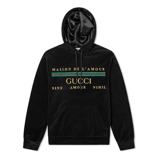 Gucci square hoodie hotsell