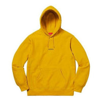 Supreme FW18 Trademark Hooded Sweatshirt 'Yelllow' SUP-FW18-305