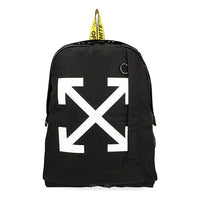 Off-White 20 Classic Arrow Series Printing Backpack schoolbag Yellow OMNB019E20FAB0011001