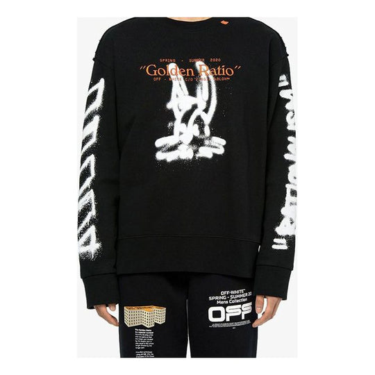 Off-White Harry The Bunny Graffiti Long Sleeve Sweater OMBA037R20E300091001