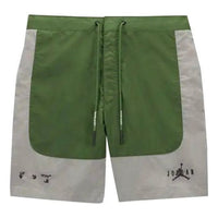 Air Jordan x Off-White MJ Baggy Shorts 'Forest Green Phantom Black' DM7471-361