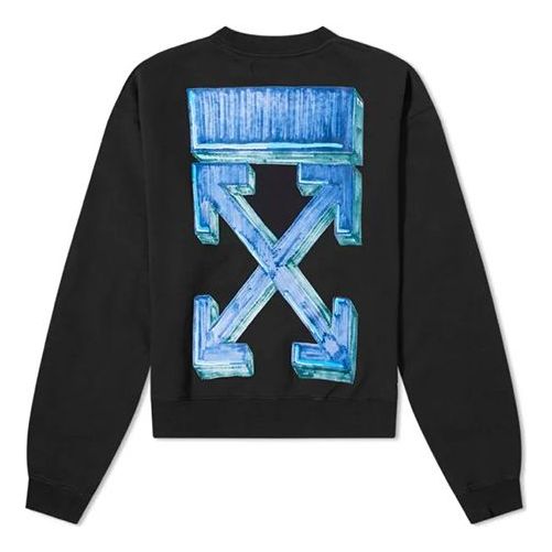 Off-White FW20 Marker Arrows Pullover Men Black OMBA035E20FLE0021045