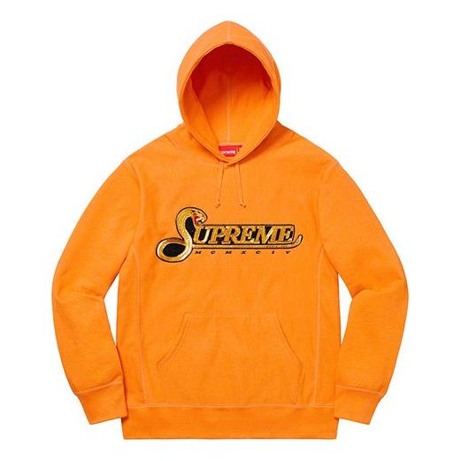 Supreme FW19 Week 8 Sequin Viper Hooded Sweatshirt SUP-FW19-777