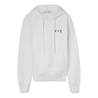 Off-White SS22 Solid Color Hooded Pullover Long Sleeves Unisex White OMBB097C99FLE0040110