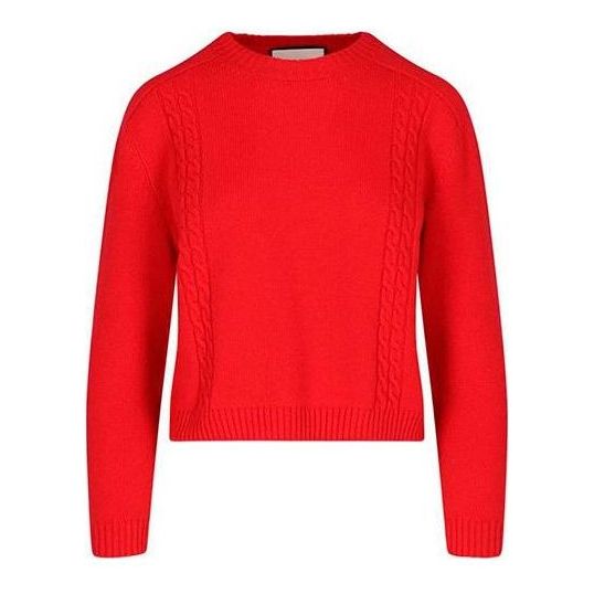 (WMNS) Gucci Knitted Wool Jumper 'Red' 609656-XKAP0-6509