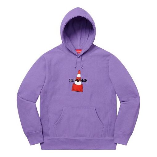 Supreme FW19 Week 1 Cone Hooded Sweatshirt 'Purple' SUP-FW19-105