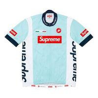 Supreme SS19 x Castelli Cycling Jersey Crossover Bike Short Sleeve Unisex Blue SUP-SS19-10394