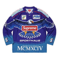 Supreme SS22 Week 4 Eagle Moto Jersey Logo Tee SUP-SS22-178