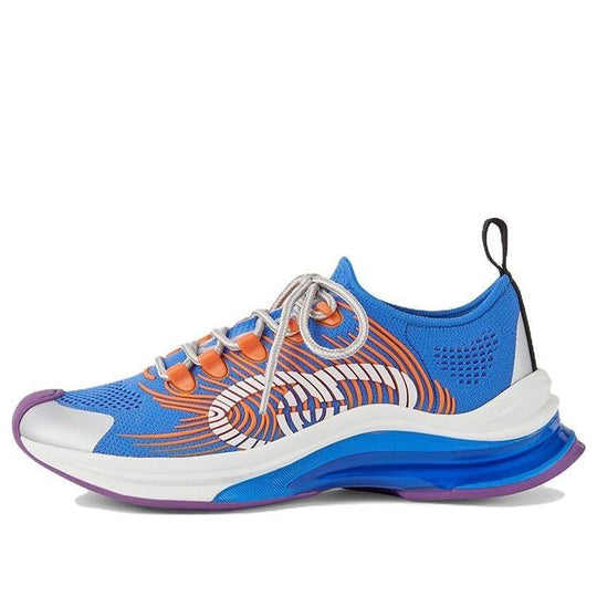 (WMNS) Gucci Run Sneaker 'Blue Orange' 680902-UFE10-8880