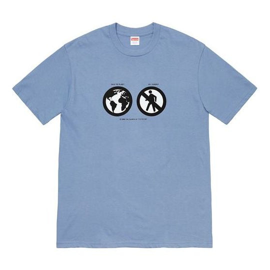 Supreme FW19 Week 1 Save The Planet Slate Tee SUP-FW19-237