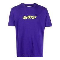 Off-White Opposite Arrow Slim T-Shirt 'Purple' OMAA027S23JER0063750