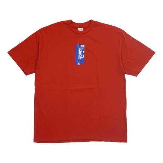 Supreme FW18 Payphone Tee Red Public Phone Printing Short Sleeve Unisex SUP-FW18-463