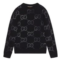 Gucci Wool Jumper With GG Intarsia 'Black' 770509-XKDSJ-1152