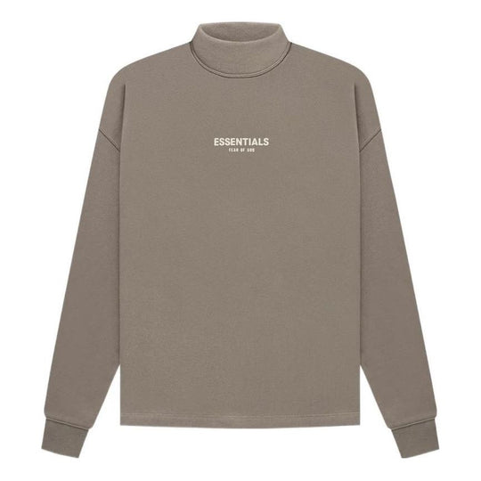 Fear of God Essentials SS22 Relaxed Mockneck Desert Taupe FOG-SS22-093