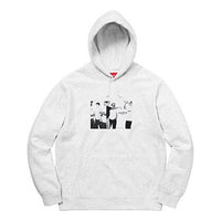 Supreme SS19 Classic Ad Hooded Sweatshirt Unisex light grey SUP-SS19-838