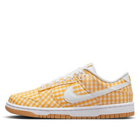 (WMNS) Nike Dunk Low 'Yellow Gingham' DZ2777-700