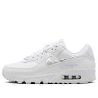 (WMNS) Nike Air Max 90 'White Metallic Silver' FV0949-100