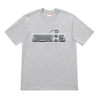 Supreme SS19 Keyboard HeatherGrey Tee SUP-SS19-755