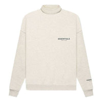 Fear of God Essentials FW21 Pullover Mockneck Light Heather Oatmeal FOG-FW21-186