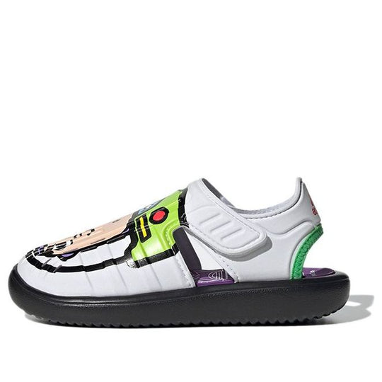 (PS) adidas Water Sandals x Disney 'White Black Green' GY5440