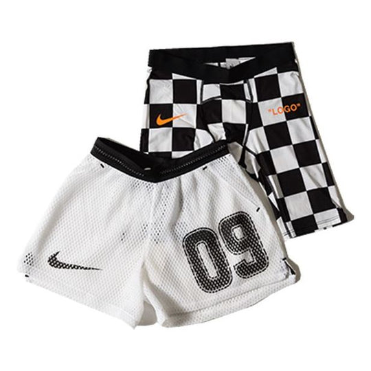 Nike Sportswear NikeLab x OFF-WHITE Away Shorts 'Black White' AQ3612-100