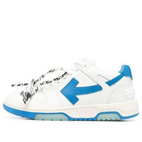 Off-White Splicing Casual Shoes White/Blue OMIA189R21LEA0010145