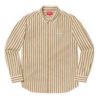 Supreme Denim Shirt 'Tan Stripe' SUP-FW19-505