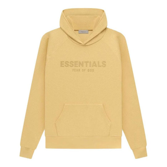 Fear of God Essentials SS23 Waffle Raglan Hoodie 'Light Tuscan' FOG-SS23-033