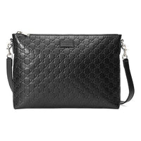 (WMNS) Gucci GG Leather Single-Shoulder Bag Black 473882-DMT1N-1000