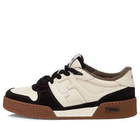 (WMNS) FENDI Match Low Top Suede 'Black Beige' 8E8252AHH2F1FZB