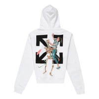 Off-White Pascal Painting Arrow Sweater Men's White OMBB037F20FLE0010110