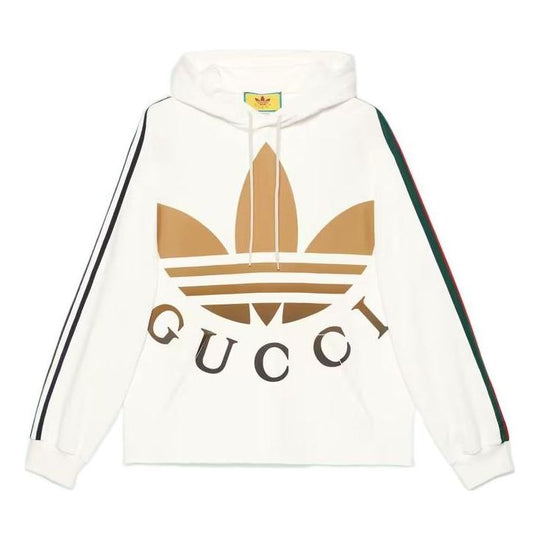 Gucci x adidas Hooded Sweatshirt 'Ivory' 722967-XJE1L-9257