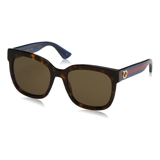 Gucci Men's Sunglasses Brown/Red/Blue GG0034S-004